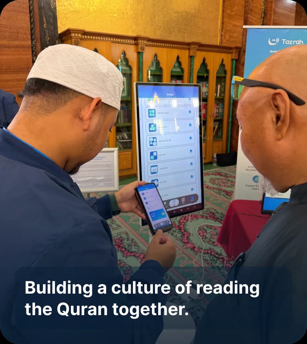 Building a culture of reading the Quran together.